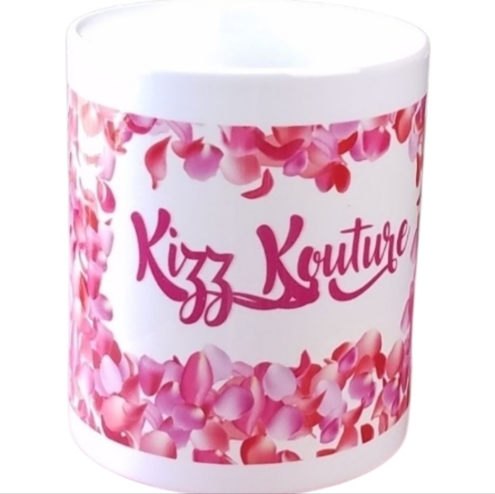 Kizz Kouture logo‎ monogrammed mug